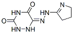 1,2,4-Triazine-3,5,6(4H)-trione, dihydro-, 6-[(3,4-dihydro-2H-pyrrol-5-yl)hydrazone] (9CI) Struktur