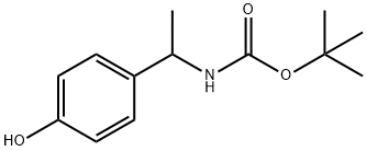 4-(4-Hydroxyphenyl)-2-methylpentan-2-ylcarbamate Struktur