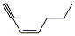 (Z)-3-Hepten-1-yne Struktur