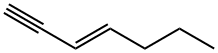 (E)-3-Hepten-1-yne Struktur