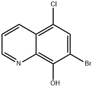 7-溴-5-氯-8-羥基喹啉, 7640-33-7, 結構式