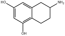 5,7-dihydroxy-2-aminotetralin Struktur