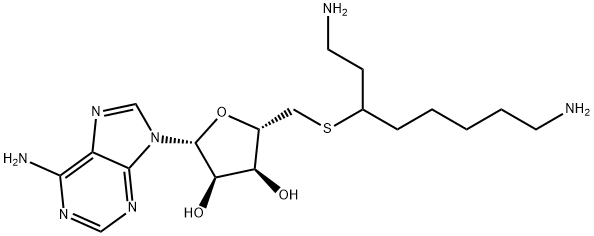 S-adenosyl-3-thio-1,8-diaminooctane Struktur