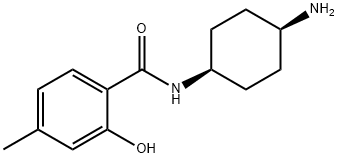 Benzamide, N-(cis-4-aminocyclohexyl)-2-hydroxy-4-methyl- (9CI) Struktur