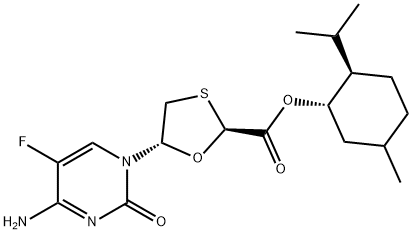 5-Fluoro ent-LaMivudine Acid D-Menthol Ester