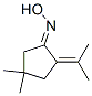 Cyclopentanone, 4,4-dimethyl-2-(1-methylethylidene)-, oxime (9CI) Struktur