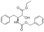 (aR,bS)-rel-alpha-Hydroxy-beta-[[(phenylmethoxy)carbonyl]amino]benzenebutanoic acid Struktur