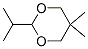 2-isopropyl-5,5-dimethyl-1,3-dioxane Struktur