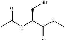 N-ACETYL-L-CYSTEINE METHYL ESTER Struktur