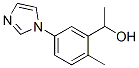 Benzenemethanol, 5-(1H-imidazol-1-yl)-alpha,2-dimethyl- (9CI) Struktur