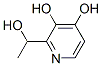 3,4-Pyridinediol, 2-(1-hydroxyethyl)- (9CI) Struktur