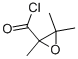 Oxiranecarbonyl chloride, trimethyl- (9CI) Struktur