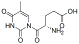 alpha-glutamylthymine Struktur