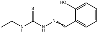 2-HYDROXYBENZALDEHYDE N-ETHYLTHIOSEMICA& Struktur