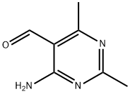 5-Pyrimidinecarboxaldehyde, 4-amino-2,6-dimethyl- (9CI) Struktur