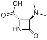 2-Azetidinecarboxylicacid,3-(dimethylamino)-4-oxo-,(2S-trans)-(9CI) Struktur