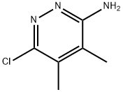 3-AMINO-6-CHLORO-4,5-DIMETHYLPYRIDAZINE
 Structure