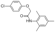 2-(4-chlorophenoxy)-N-mesitylacetamide Struktur