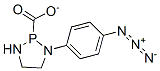 4-azidophenylphosphorimidazolidate Struktur