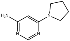 6-(Pyrrolidin-1-yl)pyrimidin-4-amine Struktur