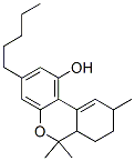 6a,7,8,9-Tetrahydro-6,6,9-trimethyl-3-pentyl-6H-dibenzo[b,d]pyran-1-ol Struktur