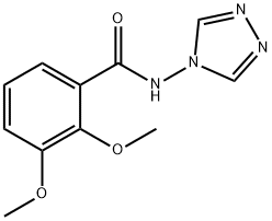 Benzamide, 2,3-dimethoxy-N-4H-1,2,4-triazol-4-yl- (9CI) Struktur