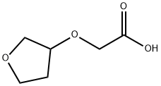 2-(TETRAHYDROFURAN-3-YLOXY)ACETIC ACID Struktur