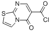 5H-Thiazolo[3,2-a]pyrimidine-6-carbonyl chloride, 5-oxo- (9CI) Struktur