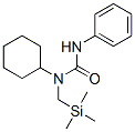 N-Cyclohexyl-N'-phenyl-N-(trimethylsilylmethyl)urea Struktur