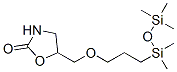 5-[3-[(Trimethylsilyloxy)dimethylsilyl]propoxymethyl]oxazolidin-2-one Struktur