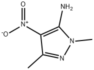 5-AMINO-1,3-DIMETHYL-4-NITROPYRAZOLE Struktur