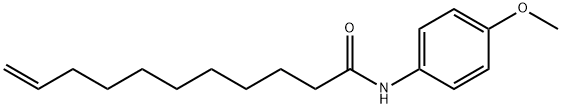 N-(4-Methoxyphenyl)-10-undecenamide Struktur