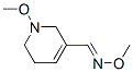 3-Pyridinecarboxaldehyde,1,2,5,6-tetrahydro-1-methoxy-,O-methyloxime(9CI) Struktur