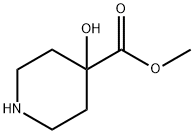 4-Piperidinecarboxylicacid,4-hydroxy-,methylester(9CI) Struktur