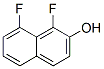 2-Naphthalenol,  1,8-difluoro- Struktur