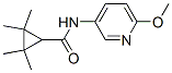 Cyclopropanecarboxamide, N-(6-methoxy-3-pyridinyl)-2,2,3,3-tetramethyl- Struktur