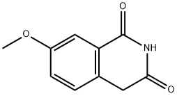 7-甲氧基-1,3(2H,4H)-異喹啉二酮, 76746-94-6, 結(jié)構(gòu)式