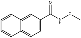 2-Naphthalenecarboxamide, N-methoxy- Struktur