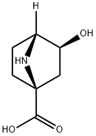 7-Azabicyclo[2.2.1]heptane-1-carboxylicacid,3-hydroxy-,(1S,3S,4R)-(9CI) Struktur