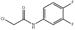 2-CHLORO-N-(3,4-DIFLUOROPHENYL)ACETAMIDE Struktur