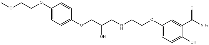 Trigevolol Struktur