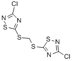 BIS(3-CHLORO-1,2,4-THIADIAZOL-5-YLTHIO)METHANE Struktur