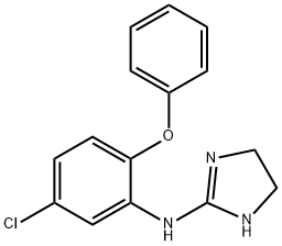 2-(5-chloro-2-phenoxyanilino)-2-imidazoline Struktur