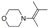 Morpholine,  4-(1,2-dimethyl-1-propenyl)-  (9CI) Struktur