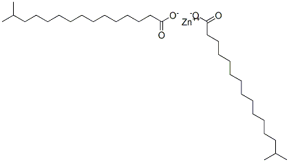 zinc isohexadecanoate Struktur