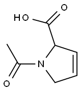 1H-Pyrrole-2-carboxylic acid, 1-acetyl-2,5-dihydro- (9CI) Struktur