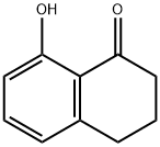 3,4-Dihydro-8-hydroxynaphthalen-1(2H)-one Struktur