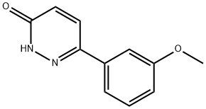 6-(3-Methoxyphenyl)pyridazin-3(2H)-one Struktur