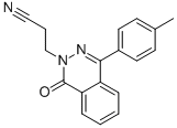 3-(1-OXO-4-P-TOLYLPHTHALAZIN-2(1H)-YL)PROPANENITRILE Struktur