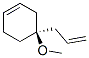 Cyclohexene, 4-methoxy-4-(2-propenyl)-, (4R)- (9CI) Struktur